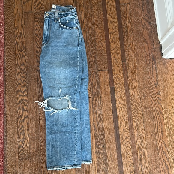 Abercrombie & Fitch the ankle straight ultra high Rise - Picture 7 of 8